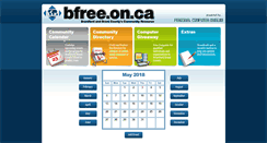 Desktop Screenshot of comcal.bfree.on.ca